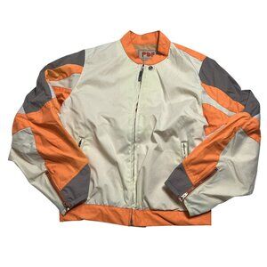 PDF Soul Cross Bomber Jacket in Creamcicle